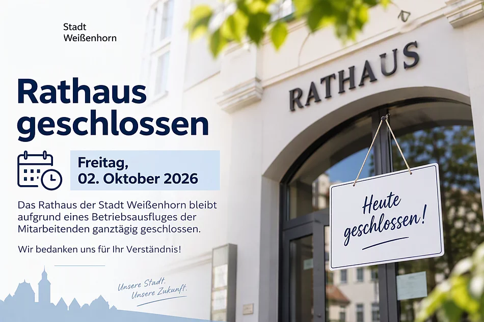 Rathaus geschlossen