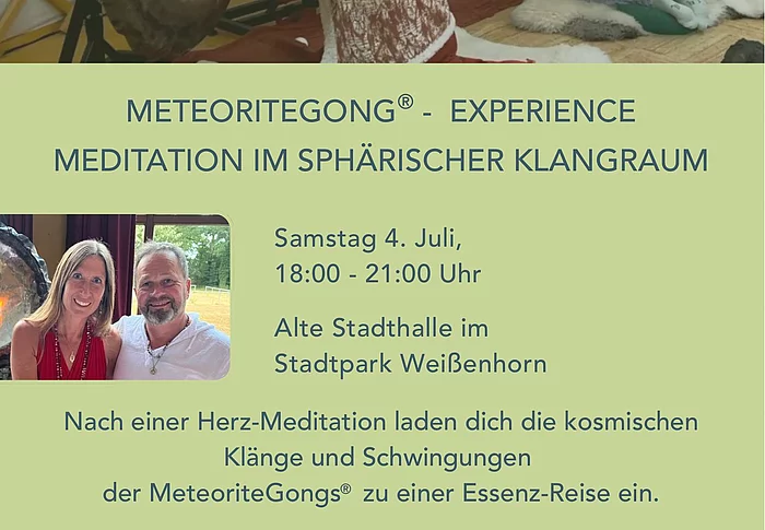 Meditation im sphärischen Klangraum in Weißenhorn