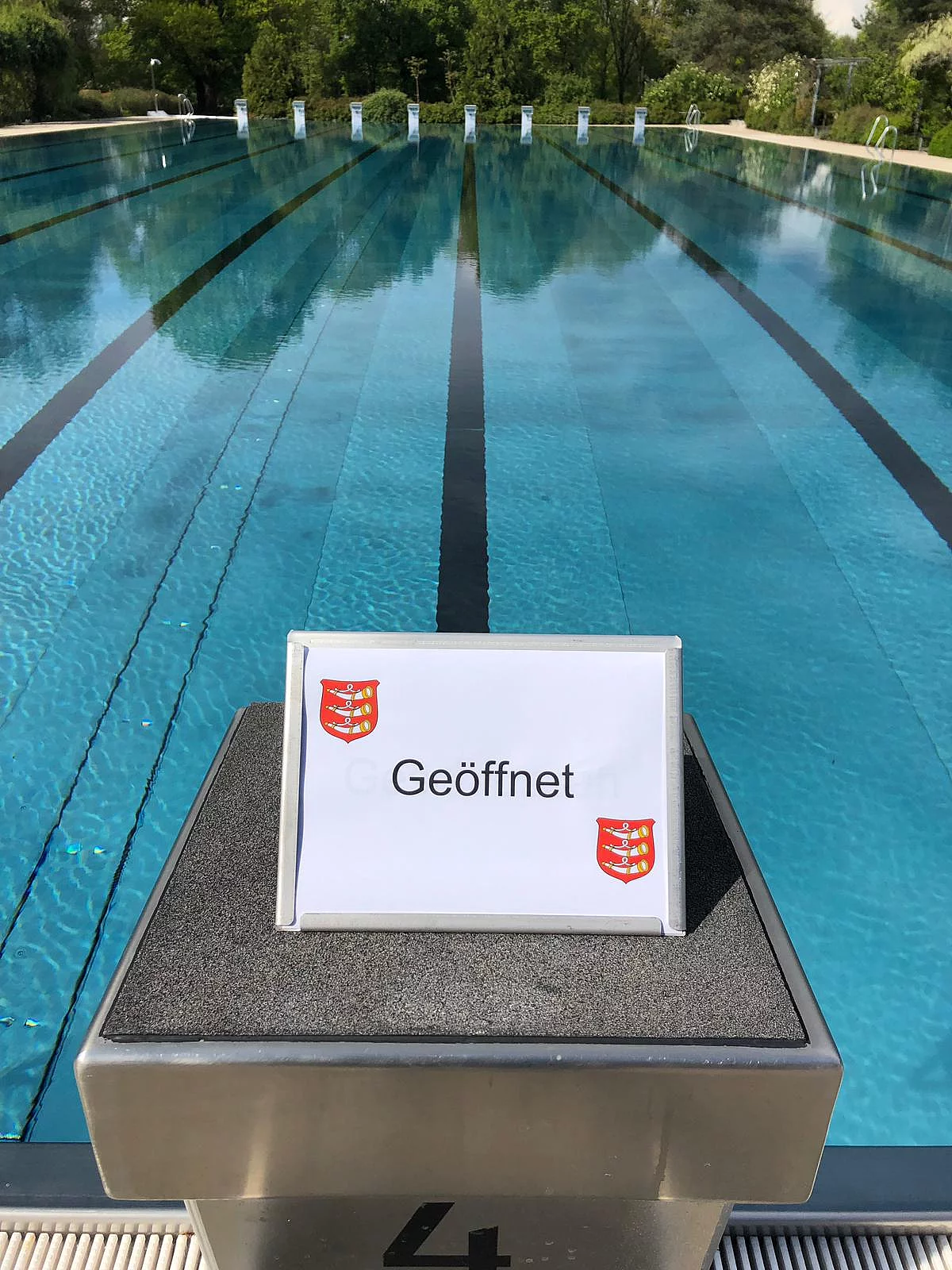 Freibad geöffnet